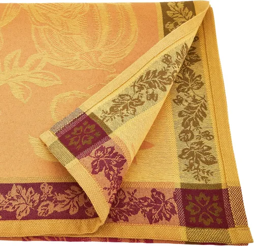 Vista 2 de SARO LIFESTYLE Camino de mesa jacquard de Acción de Gracias, diseño de cosecha de otoño, multicolor, 16 x 60 pulgadas