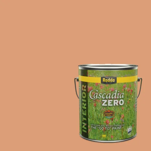 Vista 115 de Rodda Paint CASCADIA ZERO - Pintura plana e imprimación para interiores en uno, cuarto de galón, crema de ballet