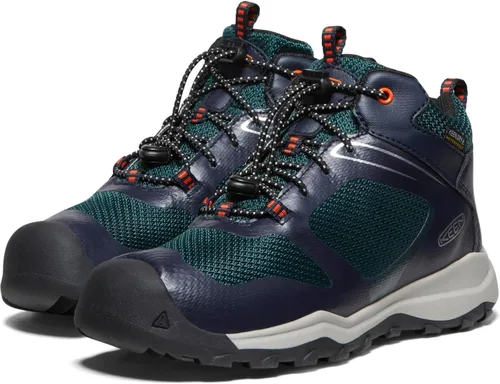 Vista 4 de KEEN Wanduro - Botas de senderismo unisex para niños, impermeables, fáciles de poner y duraderas