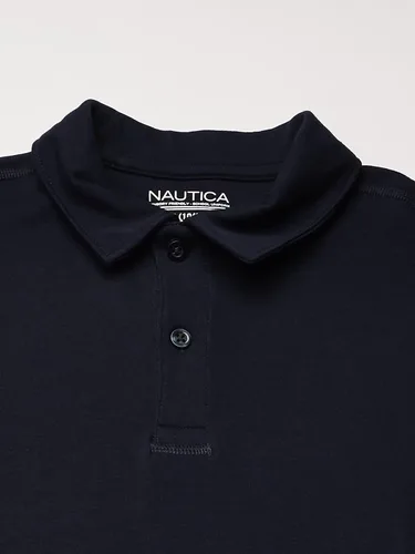 Vista 2 de Nautica - Polo sensorial de manga corta para niños, para uniforme de colegio