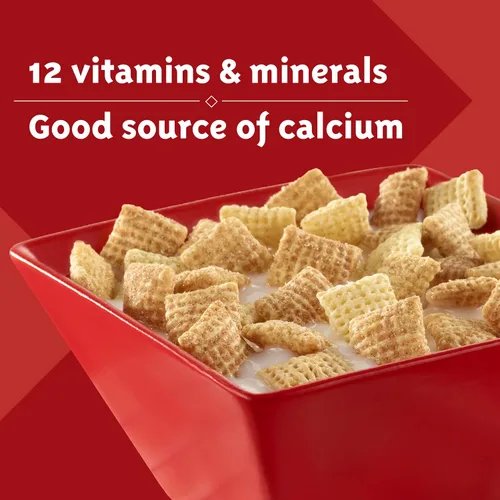 Vista 4 de Cereal de Canela Chex, Cereal para Desayuno Sin Gluten, Hecho con Grano Entero, 12 onzas