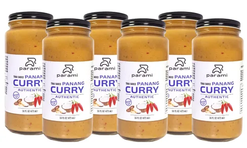 Vista 24 de Parami Salsa de curry tailandés tamaño 16 onzas (sin gluten, sin lácteos, sin nueces) (paquete de 1, verde)