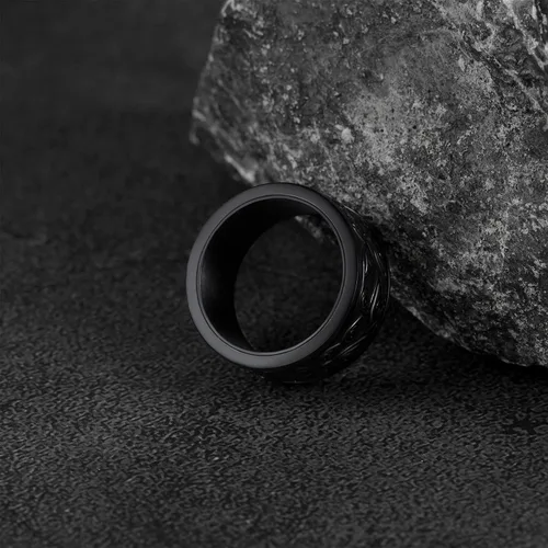 Vista 8 de FaithHeart All-Seeing Eye Ring for Men Stainless Steel Eye of Providence Signet Rings Egypt Mythology Amulet Thumb Ring for Dad Father Jewelry Gift