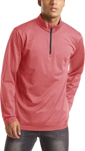 Vista 7 de MAGNIVIT Camisas de correr con cremallera de 14 para hombre, de manga larga, forro polar