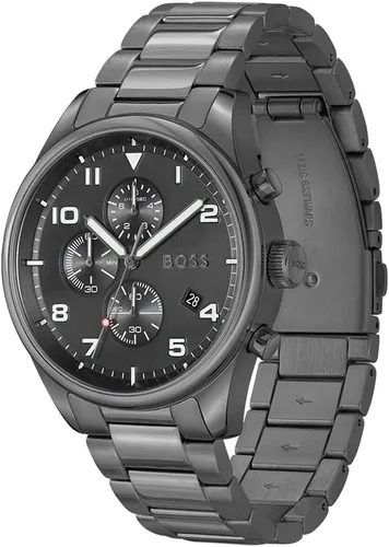 Vista 2 de BOSS Quartz Chronograph Watch - Sporty Sophisticated - Eye-Catching Style - Water Resistant