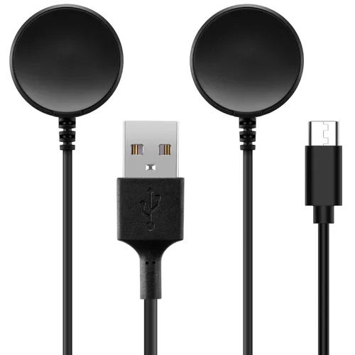 Vista 8 de Cargador para Samsung Galaxy Watch Ultra/FE/8/7/6/5/4/3/Active 2/Active, cable de carga USB A de repuesto magnético (USB A)