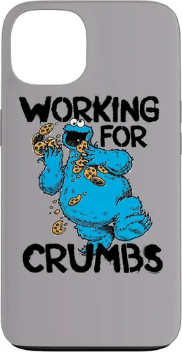 Vista 7 de iPhone 12/12 Pro Sesame Street Cookie Monster Trabajo para migas caso