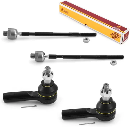 Vista 73 de Metrix Premium Chassis Parts - Kit de 4 piezas de extremos de barra de acoplamiento frontal exterior e interior compatible con Nissan Pathfinder