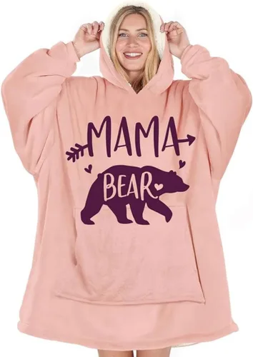 Vista 10 de Warmstorey Manta con Capucha Portátil para Mamá Esposa La Mejor Sudadera de Todos los Tiempos - Regalo de Navidad del Esposo Hija Aniversario