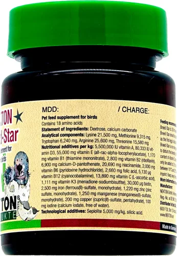 Vista 2 de Nekton Suplemento de cría Breed-Star para aves 30 g / 1.06 oz