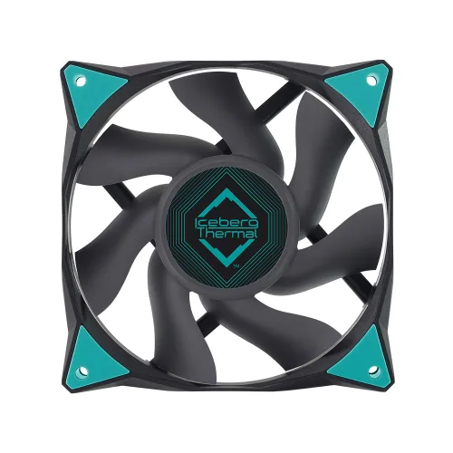 Vista 2 de Iceberg Thermal IceGALE 4.724 in PWM Premium Case Fan (negro)