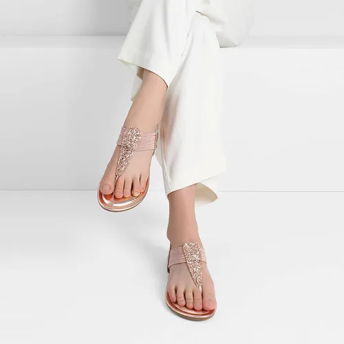 Vista 4 de DREAM PAIRS Sandalias estilo gladiador de tiras elásticas para mujer para el verano