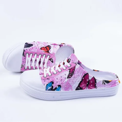 Vista 2 de CERYTHRINA Zapatos de jardín, zuecos de secado rápido, pantuflas para caminar, ligeras, para la lluvia, playa, verano, piscina, zapatos de agua