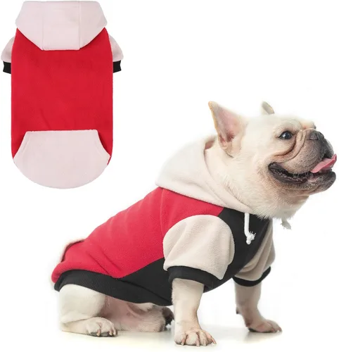 Vista 13 de BEAUTYZOO Sudaderas con capucha para perros, para perros pequeños, medianos y grandes, niñas y niños - Calidad premium, ultra suave, ajuste cómodo