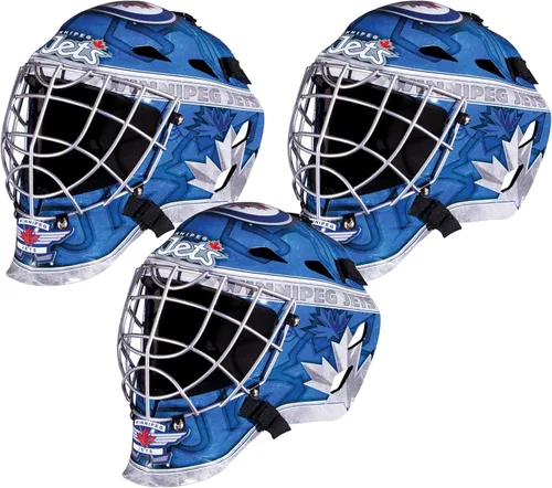 Vista 19 de Franklin Sports mini máscara para portero con logo de la NHL
