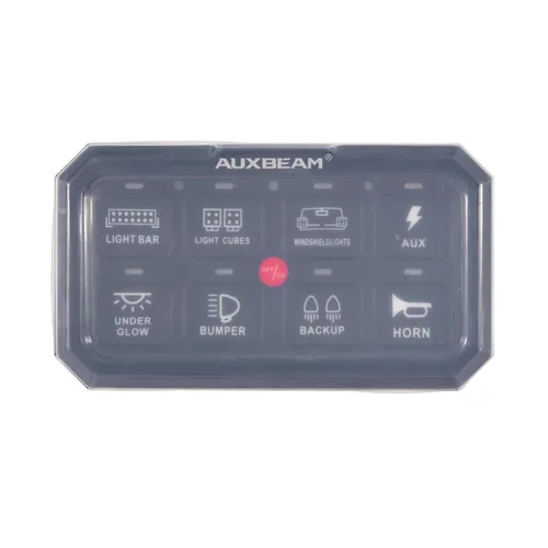 Vista 4 de Auxbeam Cubierta impermeable del panel de interruptores Funda protectora de silicona transparente para panel de interruptor de 8 bandas RA80 XL RB80