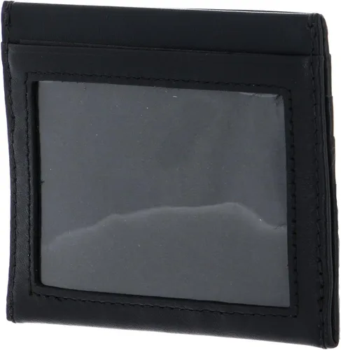 Vista 3 de Calvin Klein Jeans para hombre, tarjetero de crédito negro, Negro