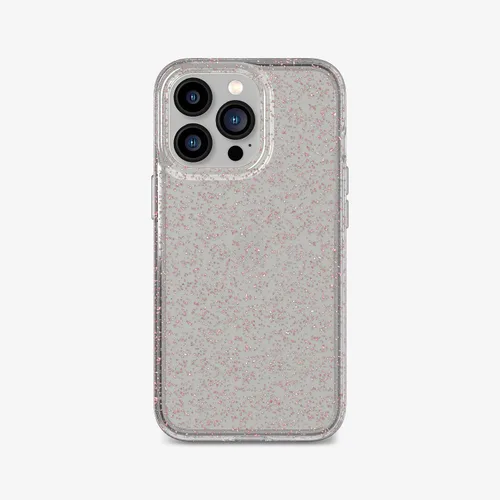 Vista 21 de Tech21 Evo Sparkle - Funda brillante para iPhone 13 con protección contra caídas de 12 pies