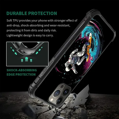 Vista 618 de Funda compatible con iPhone 15, diseño de elefantes africanos, diseño increíble a prueba de golpes, antiarañazos, carcasa trasera de policarbonato