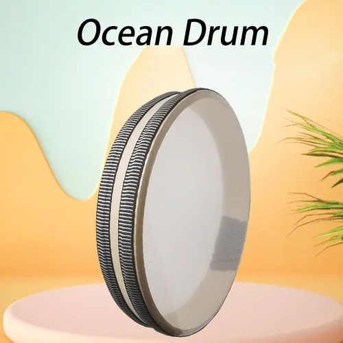 Vista 2 de 10 pulgadas Natural Océano Tambor Onda Grano Mar Sonido Tambor Instrumento Musical Percusión