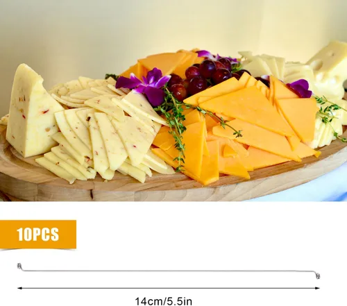 Vista 2 de 10 alambres para cortar queso, 5.5 pulgadas, alambre de repuesto para cortar quesos suaves, patés