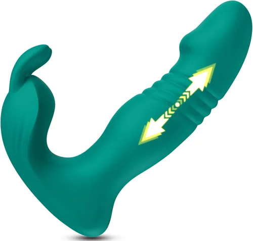 Vista 12 de Vibrador de empuje - Juguetes sexuales femeninos - Vibrador de control remoto 3 en 1 juguete sexual para vibradores de clítoris punto G, juguetes