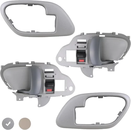 Vista 6 de APPERFiT Manija de puerta interior con kit de bisel (azul) Compatible con 1995-2002 Chevy Chevrolet GMC Truck C1500 C2500 C3500 K1500 K2500 K3500