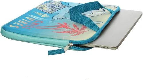 Vista 3 de Disney Lilo & Stitch Chill Vibes - Funda acolchada, Azul Patchwork, talla única Se ajusta a la mayoría