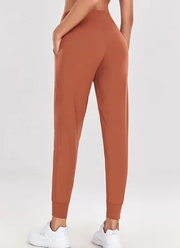 Vista 42 de Oalka - Pantalones deportivos para mujer, con cintura alta y bolsillos, para hacer deporte, yoga y entrenar