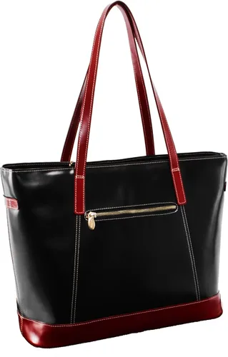Vista 2 de McKlein Serafina - Bolso de piel para mujer con bolsillo para tablet