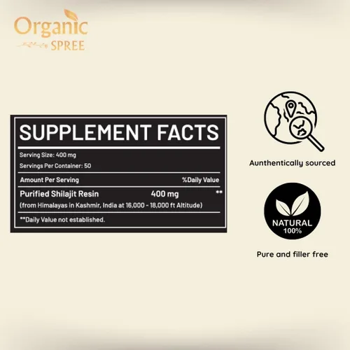 Vista 7 de ORGANIC SPREE Resina Shilajit de 0.70 onzas (0.70 onzas) de resina con más de 85 oligominerales, 75% más de ácido fúlvico, apoya la energía