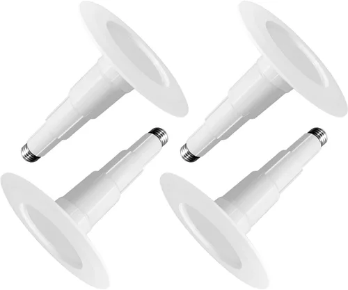 Vista 8 de Jolux Luz LED ajustable de 4 pulgadas 5CCT para remodelación, 2700K-5000K CCT seleccionable, 6W = 40W 500LM, base E26 regulable, borde biselado