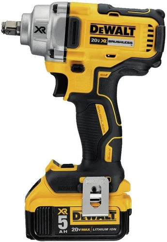 Vista 2 de DEWALT Kit de llave de impacto 20V MAX* XR, yunque de anillo de cerdo, 1/2 pulgada (DCF894HP2)