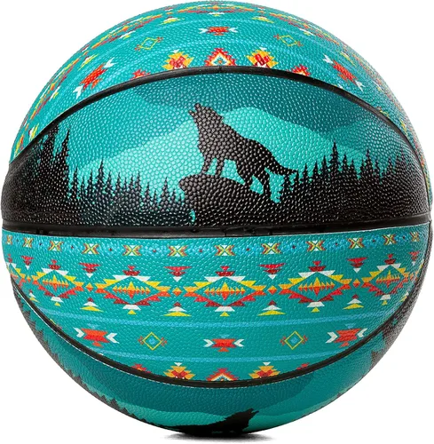 Vista 11 de Balón de baloncesto para interiores y exteriores de 29.5 pulgadas, de cuero compuesto de baloncesto, talla 7, adulto, pelota de entrenamiento