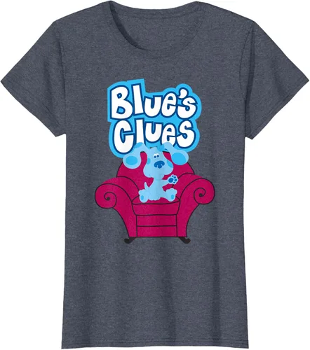 Vista 44 de Camiseta Blue's Clues On Red Sofa Negro