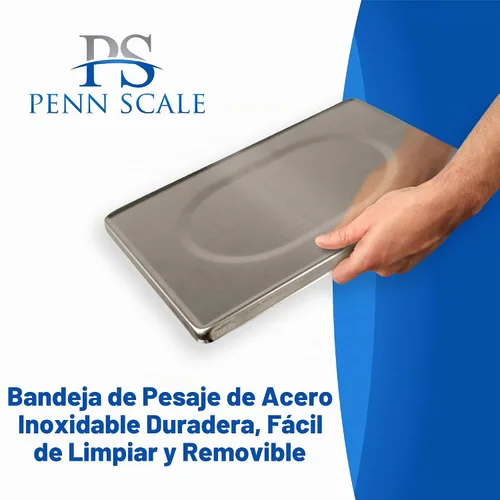 Vista 2 de Penn Scale Báscula certificada CM-101 NTEP para computación digital de precios, báscula comercial de 30 libras con legibilidad de 0.01 libras