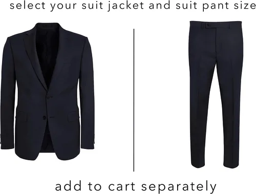 Vista 2 de Calvin Klein Men's Slim Fit Suit Separates