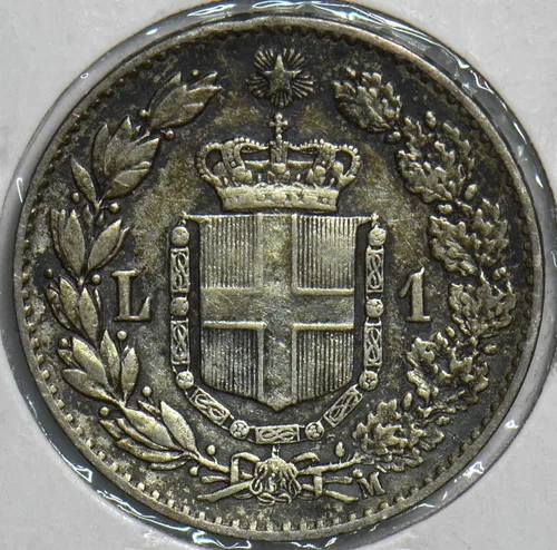 Vista 2 de Moneda Coleccionable Italia 1887 Lira P290066