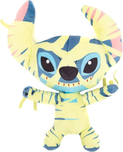 Vista 8 de Buckle-Down Juguete para perros de Disney, Lilo y Stitch Angel sonriente de cuerpo completo, juguete para mascotas, peluche