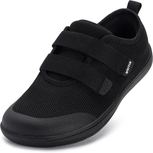 Vista 15 de WHITIN - Zapatos de ir descalzo anchos para niños pequeños Zapatillas minimalistas para niños/niñas Suela Zero-Drop saludable Crecer de manera