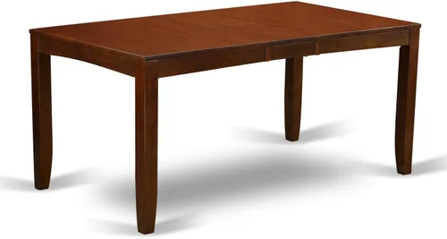 Vista 3 de East West Furniture LYVA5-ESP-C - Juego de mesa de cocina de 5 piezas para 4 personas, incluye una mesa de comedor rectangular con hojas de mariposa