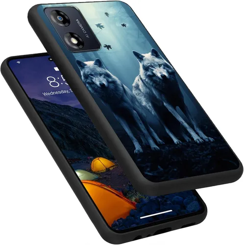 Vista 55 de Funda para Motorola Moto G Play 4G 2024, delgada y ligera, de silicona de TPU suave, color negro, ultrafina, para Motorola Moto G Play 4G 2024, Art