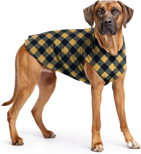 Vista 70 de Abrigo elástico de lana para perro, ropa suave y cálida para perro, suéter elástico para mascotas, lavable en lavadora, ecológico, para todo el año