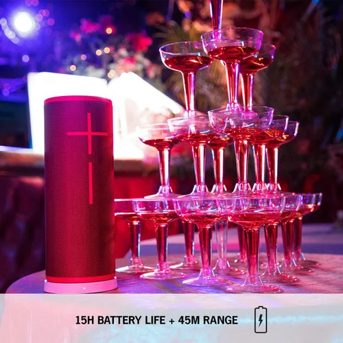 Vista 7 de Ultimate Ears Boom 3 - Altavoz inalámbrico Bluetooth, sonido audaz + graves profundos, Bluetooth, botón mágico, impermeable, batería de 15 horas