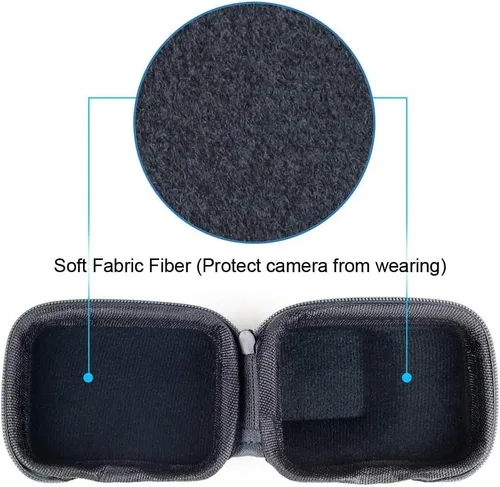 Vista 6 de SOONSUN Mini estuche rígido de transporte para GoPro Hero 13/12/11/10/9 Negro, estuche de viaje protector compacto de EVA