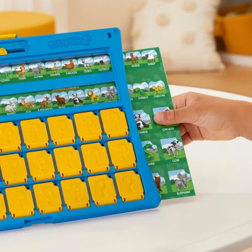 Vista 4 de Hasbro Gaming Adivina Quién? Juego de Amigos Animales 2 Hojas de Animales Doble Cara Juegos de Mesa para 2 Jugadores para Niños Regalos