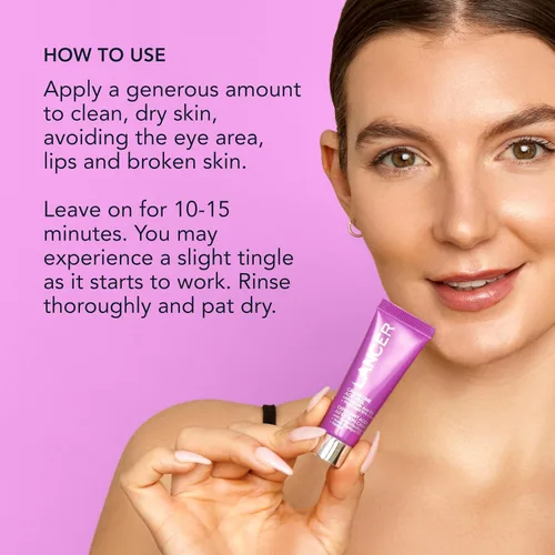 Vista 4 de Lancer Cuidado de la piel Caviar Ácido Lima Peel On the Go, Retinol Facial Chemical Peel with Brightening Glycolic Acid Peel On the Go, Retinol