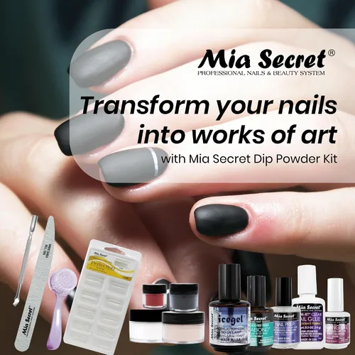 Vista 2 de Mia Secret Kit de uñas en polvo de inmersión de 13 piezas