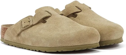 Vista 8 de Birkenstock Zuecos de gamuza Boston para mujer