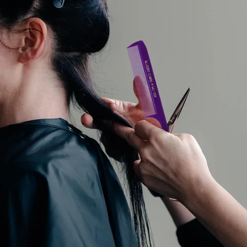 Vista 9 de Allegro Combs Peines de cola de rata de 441. 8.5 pulgadas para trenzar o separar dientes finos de cola de rata, juego de peines para peinar